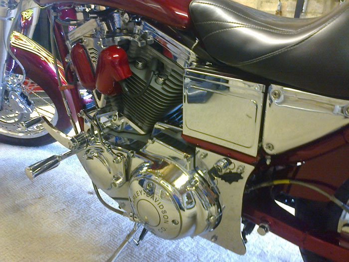 2002 Harley-Davidson XL883C Custom The Smoothster Left Side