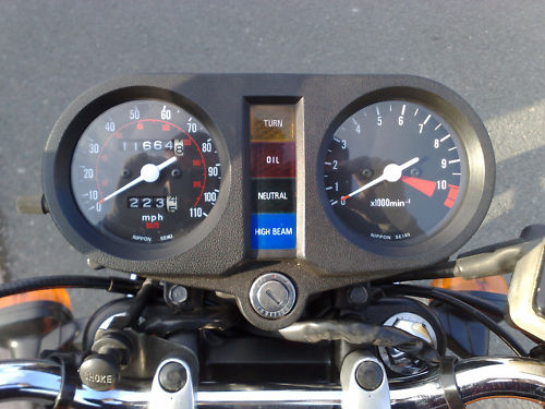 1983 honda cb400nb speedometer