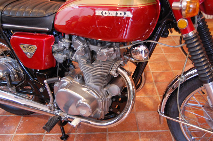 1970 Honda CB450 Side Closeup 1