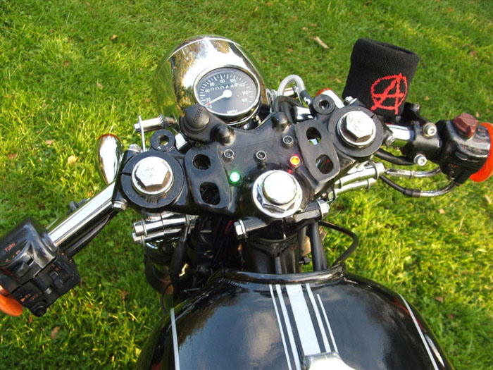 1978 honda cb550k3 cafe racer handlebars speedometer
