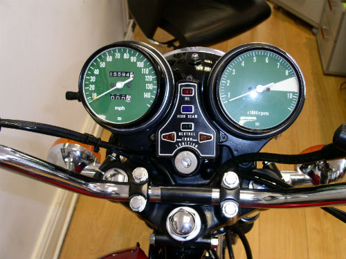1976 honda cb 750 f1 supersport speedometer
