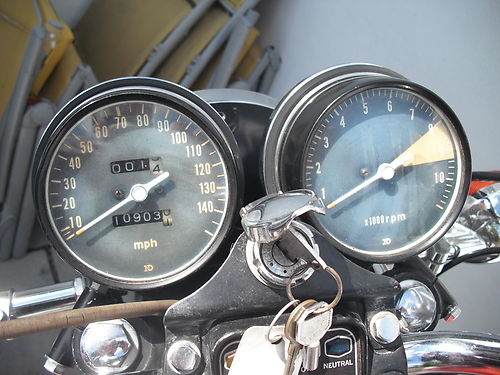 1974 Honda 750 K4 Gauges