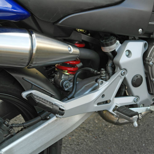 2003 Honda CB900F-2 Hornet Blue Suspension Closeup