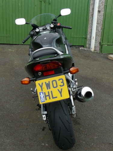 2003 honda cbr 600 f-3 black back