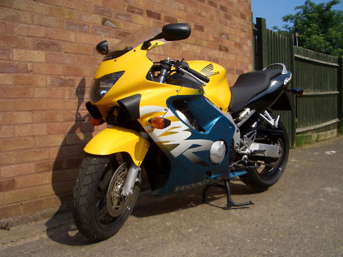 1999 honda cbr 600 fx yellow 1