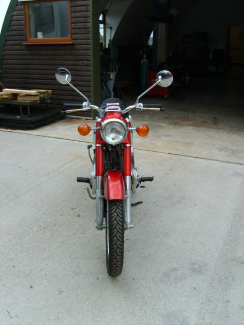 1978 Honda CD175 Red 68 Miles From New Front