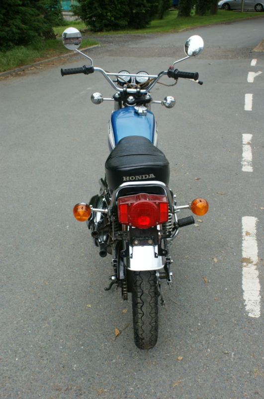 1972 honda cl350 back