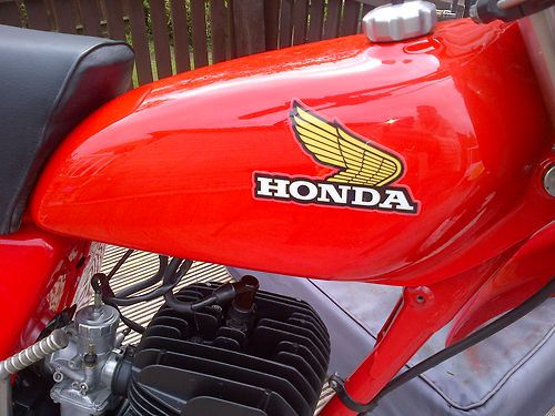 1976 Honda CR125 DMC Elsinore Race Bike Tank