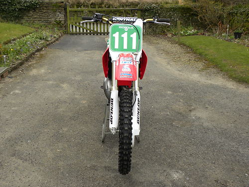 1989 honda cr250 front