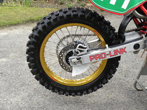 1989 honda cr250 rear wheel pro link
