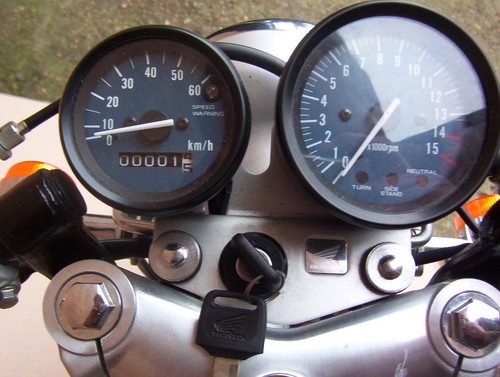 1997 honda 50 dream gauges