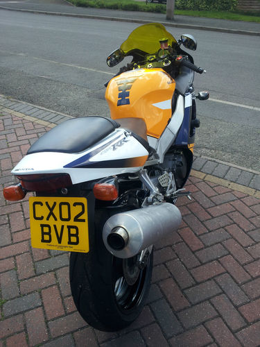 2002 Honda Fireblade 929 RR PGM FI Back