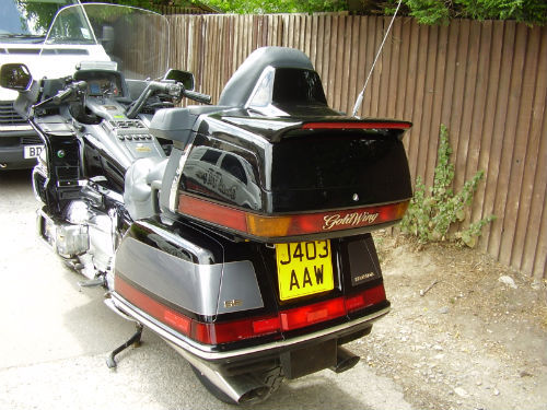1992 honda gl1500se goldwing back