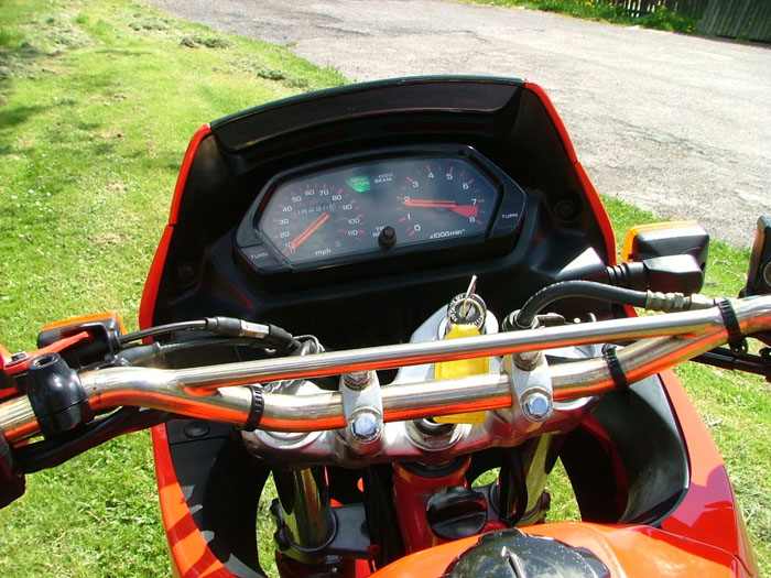1986 Honda NX 650 Dominator Gauges Handlebar