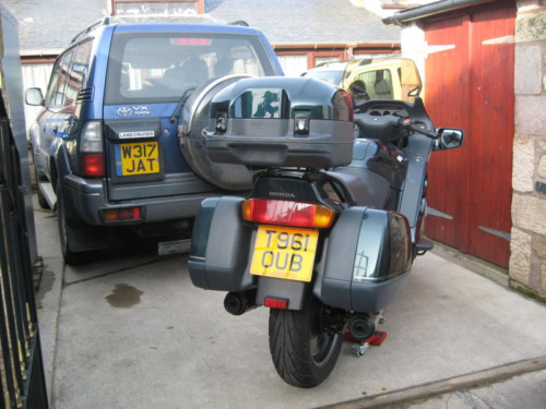 1999 honda st1100 pan european back
