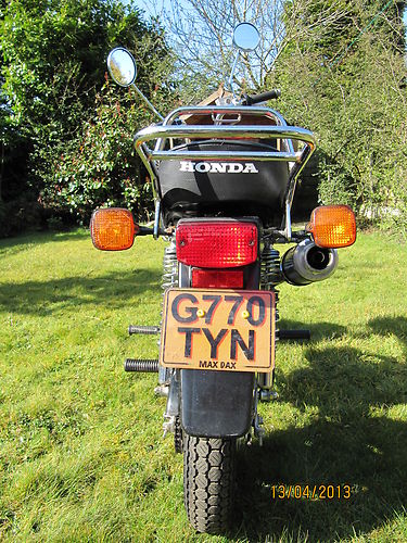 1989 honda dax st50 back