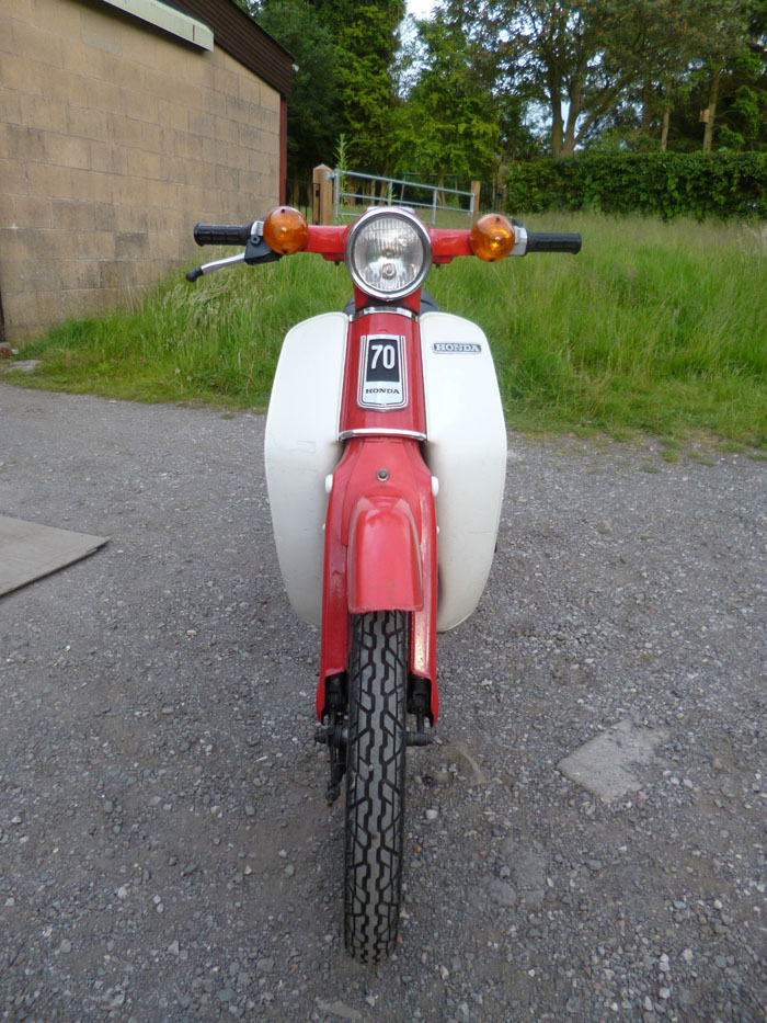 1981 Honda C70 Cub Step Through Front