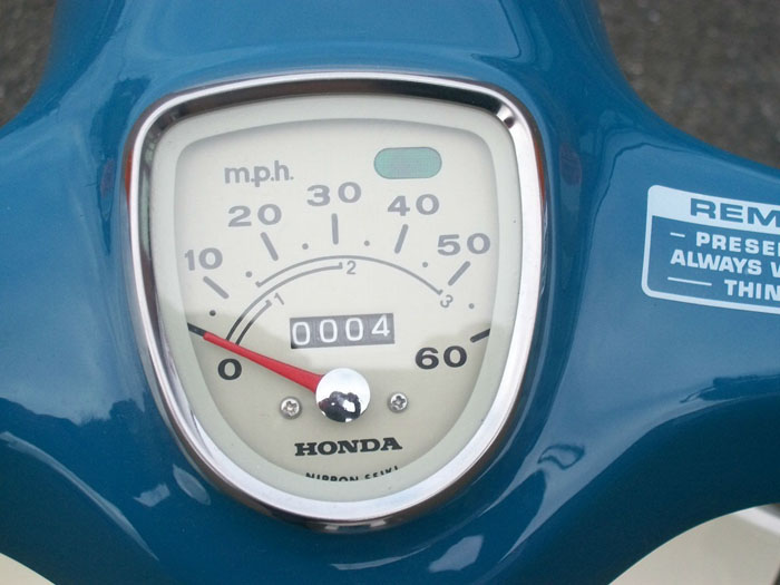 1973 Honda C50 Speedometer
