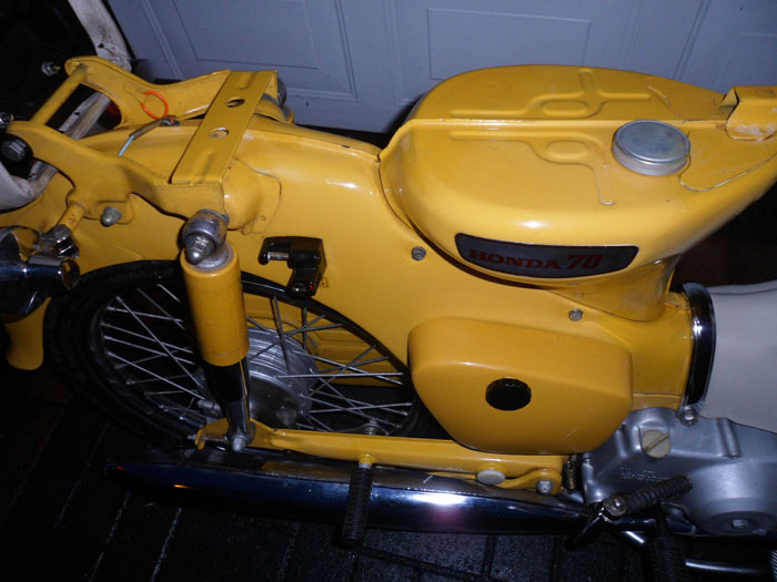 1976 Honda C70 Frame