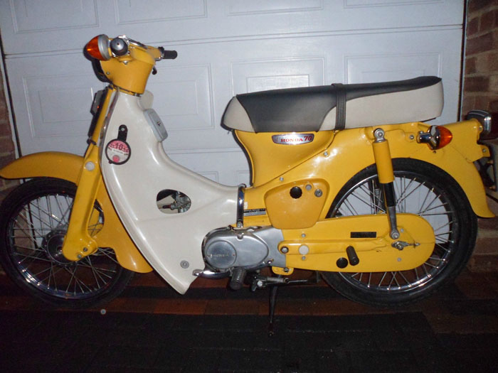 1976 Honda C70 Left Side