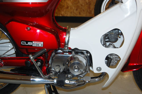 1991 Honda C90 Cub Side Closeup