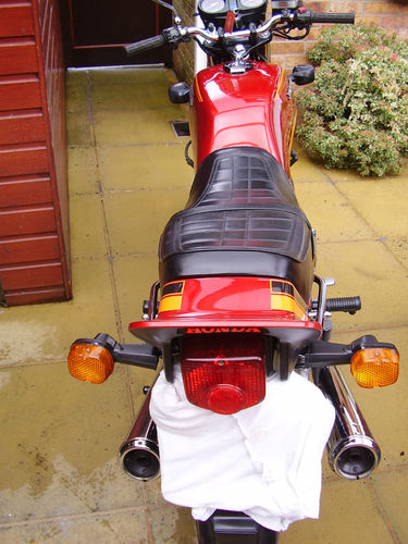 1981 Honda 400 Superdream Back