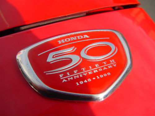 1999 honda vfr800fi-x rare 50th anniversary model vfr800 badge