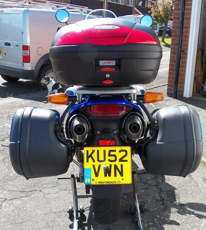 2002 Honda Varadero XL1000 Rear