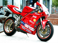 153 1999 ducati 996 bi posto super sports bike icon