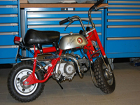 197 1970 agostini signed honda z50 monkey bike icon