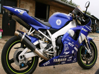199 2001 yamaha yzf-r1 blue white icon