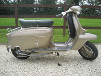 307 1964 lambretta chrome ring model golden special icon