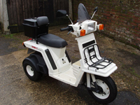 351 1985 honda gyro x three wheel 50 cc moped icon