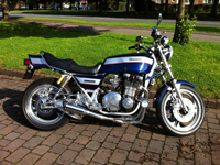 463 1981 Kawasaki KZ1100 Blue Icon
