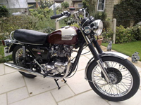 73 1977 triumph bonneville t140v export icon