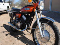 87 1972  yamaha r5 350cc icon
