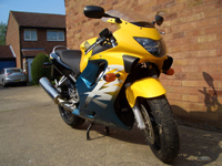 91 1999 honda cbr 600 fx yellow icon