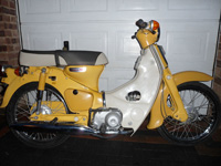 596 1976 Honda C70 Icon