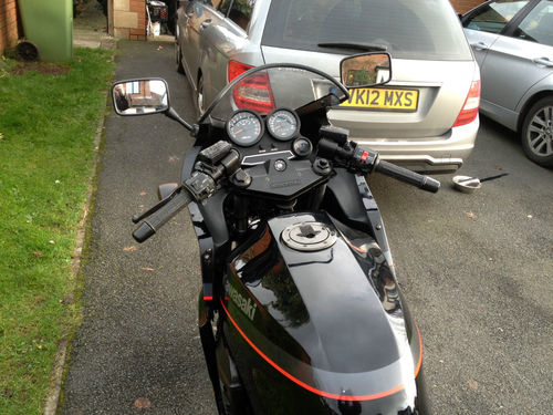 1989 kawasaki gpz900r-a5 front handlebars