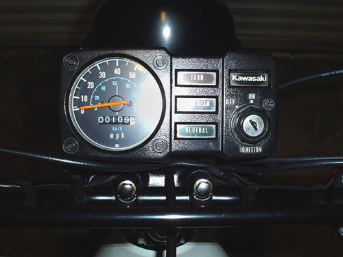 1993 kawasaki ke100-b11 speedometer