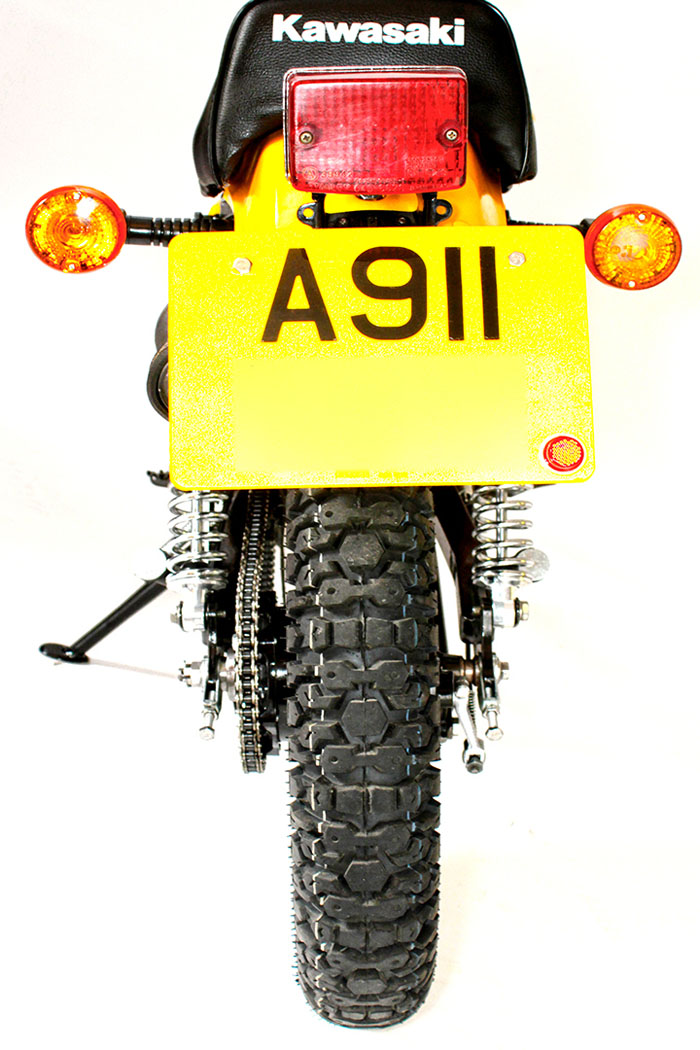 1984 Kawasaki KE 175 Back