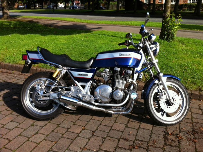 1981 Kawasaki KZ1100 Blue 1