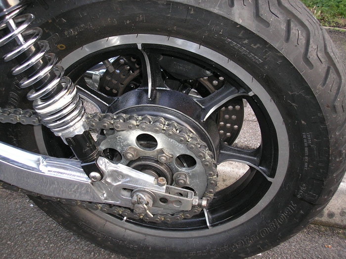 1978 Kawasaki KZ1000 Z1-R D1 Rear Wheel