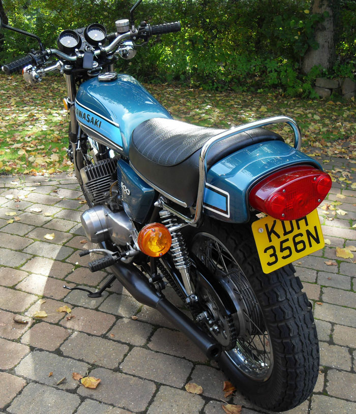 1974 Kawasaki H1 500 Back