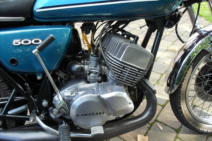 1974 Kawasaki H1 500 Engine