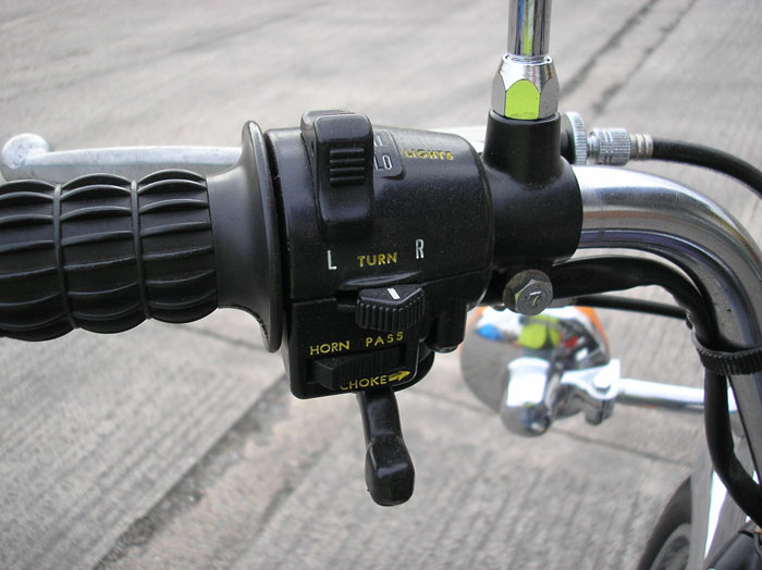 1975 Kawasaki H2C 750 Triple Left Handlebar Switches