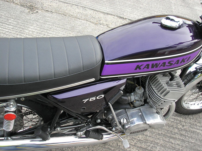 1975 Kawasaki H2C 750 Triple Seat Tank