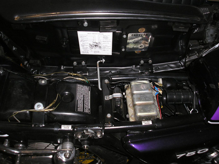 1975 Kawasaki H2C 750 Triple Under Seat