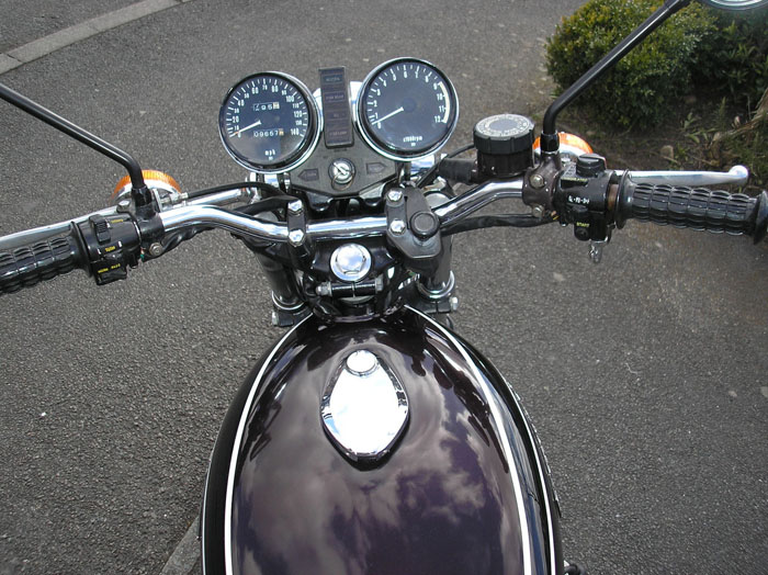 1976 Kawasaki Z1 Z900 A4 Gauges Handlebars