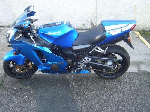 2005 kawasaki zx-12r 1200cc supersport blue 1